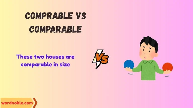 comprable vs comparable