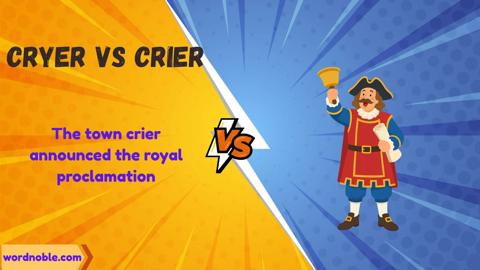 cryer vs crier