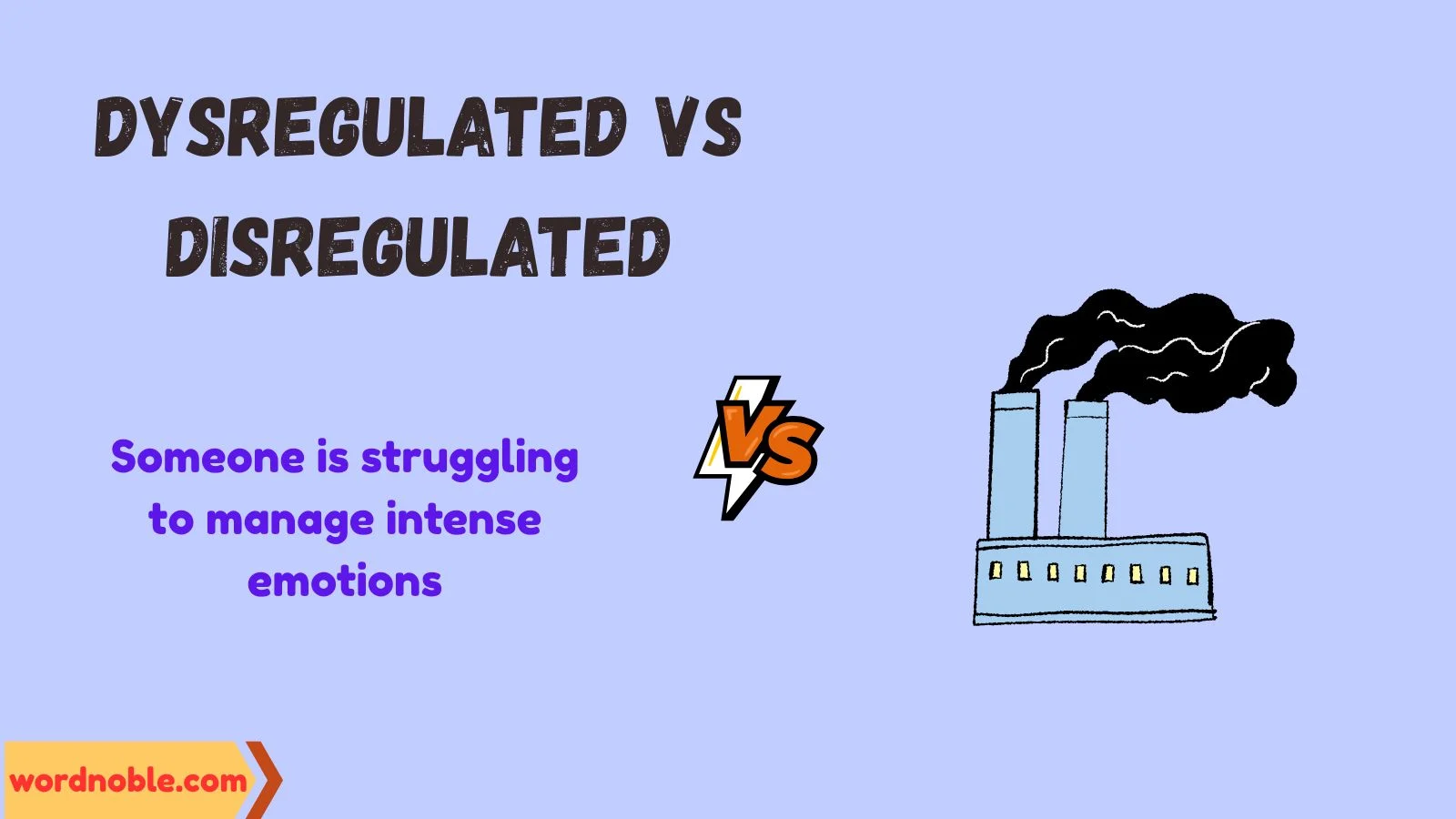 dysregulated vs disregulated