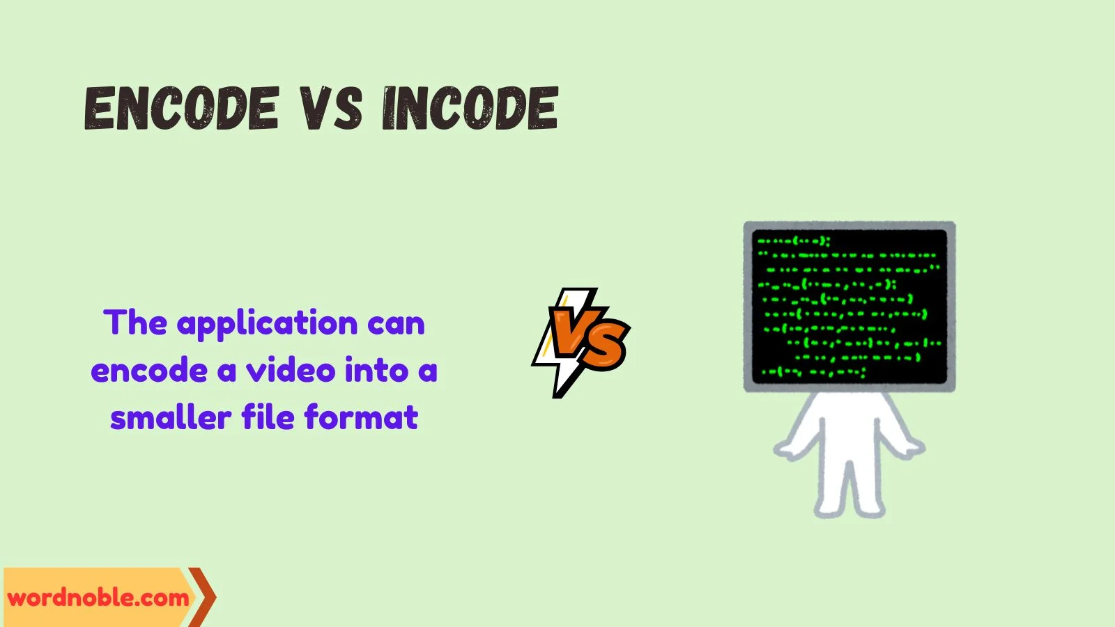 encode vs incode