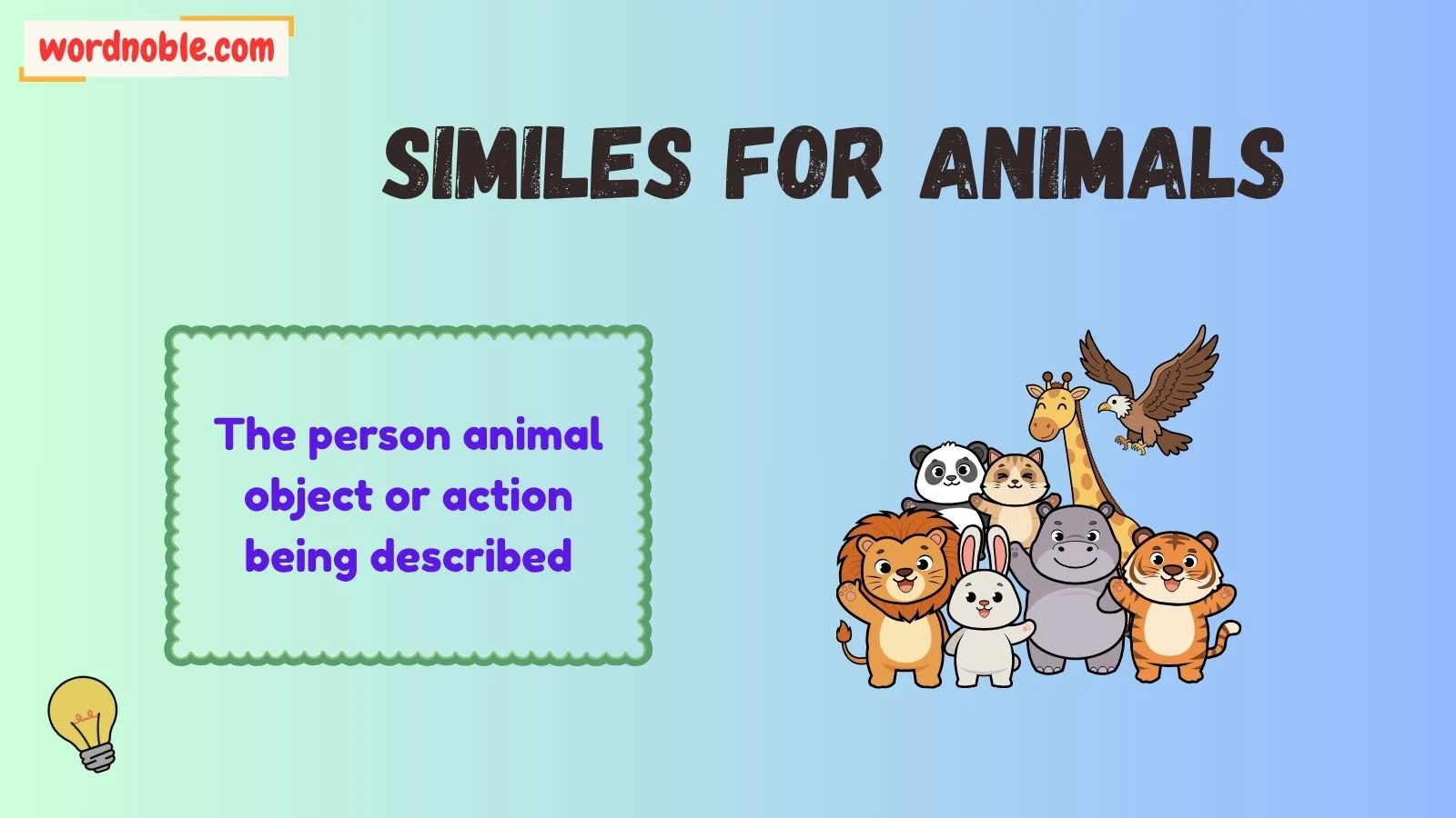How Do Animal Similes Work?
