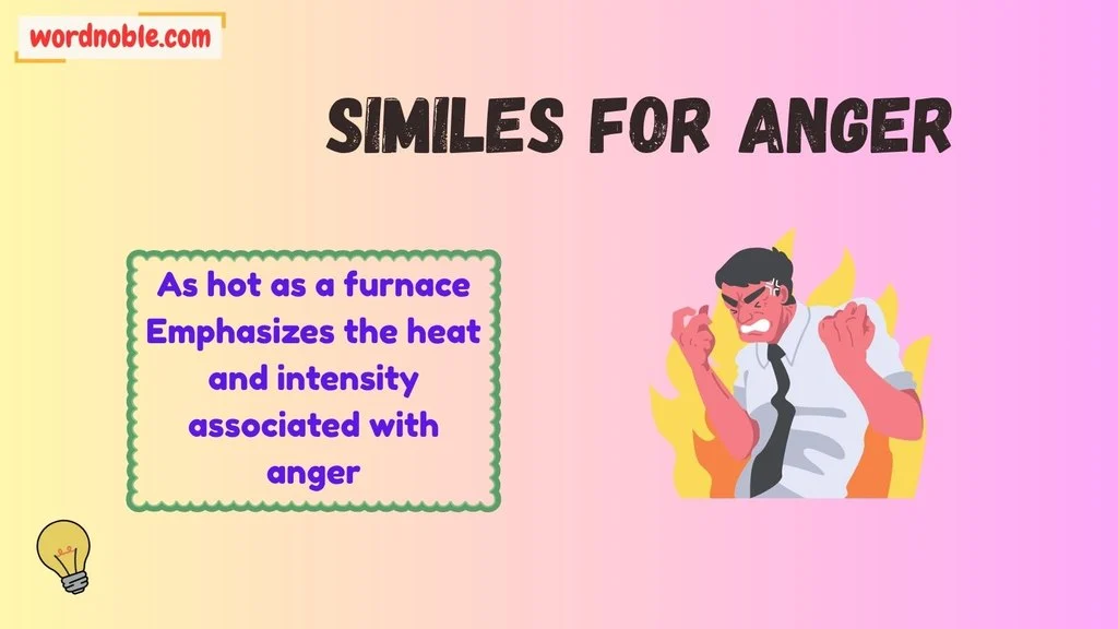 How Do Similes for Anger Work?
