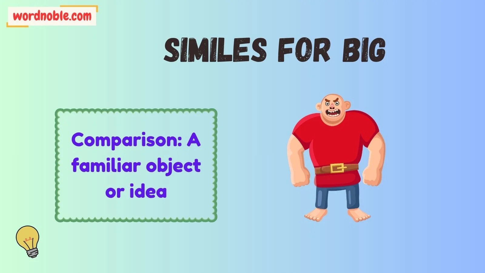 How Do Similes for Big Work?