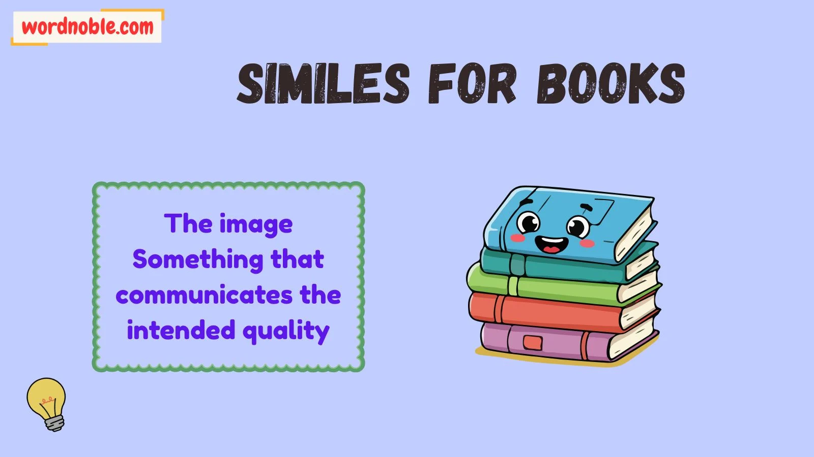 How Do Similes for Books Work?