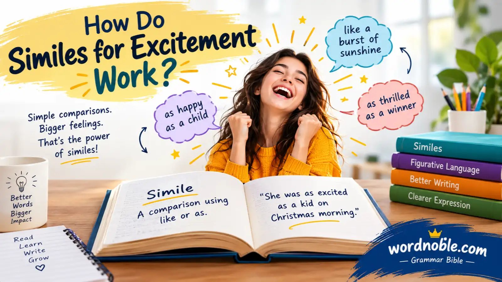 How Do Similes for Excitement Work?