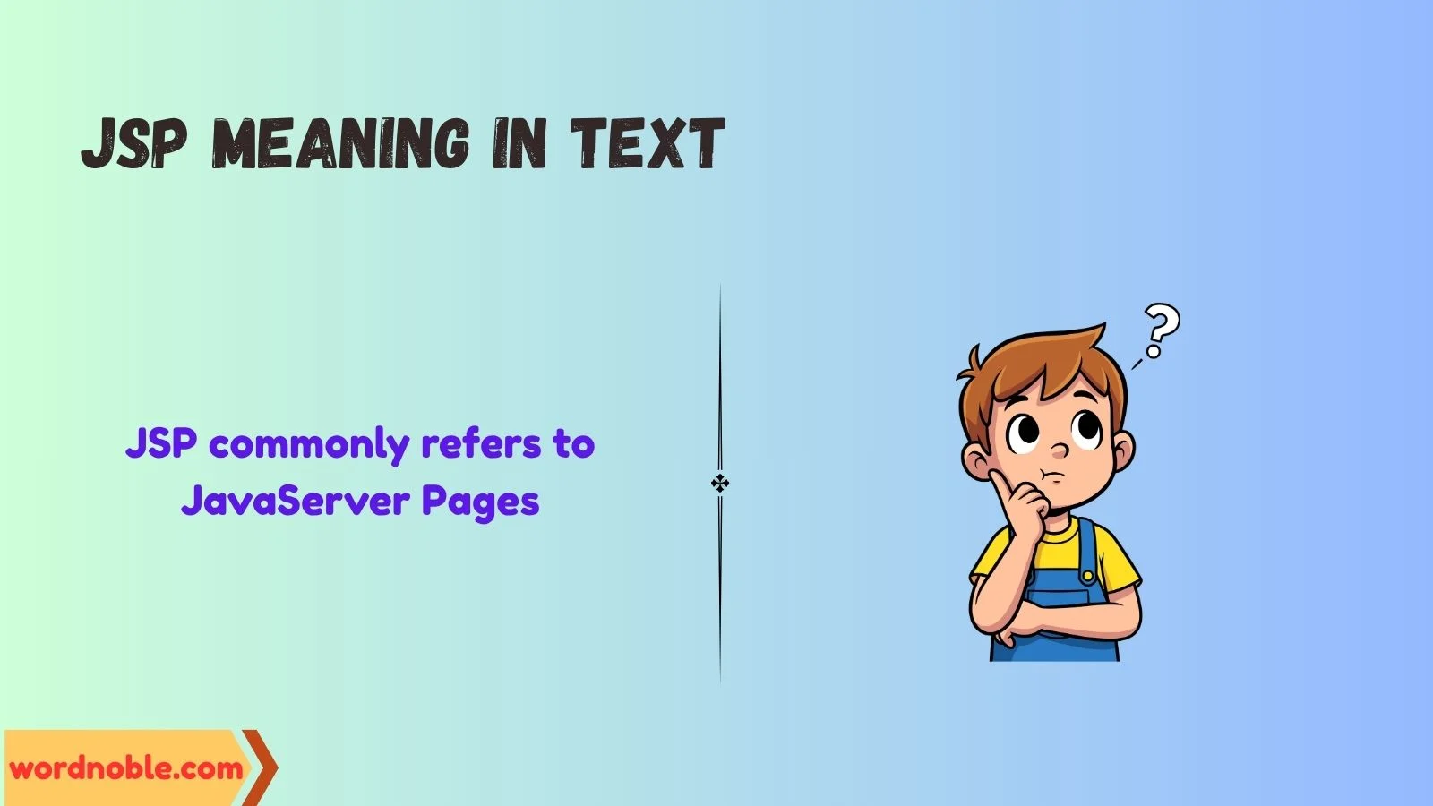jsp meaning in text