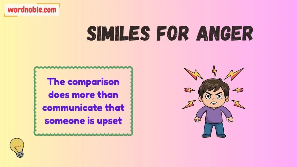 Meaning of Similes for Anger