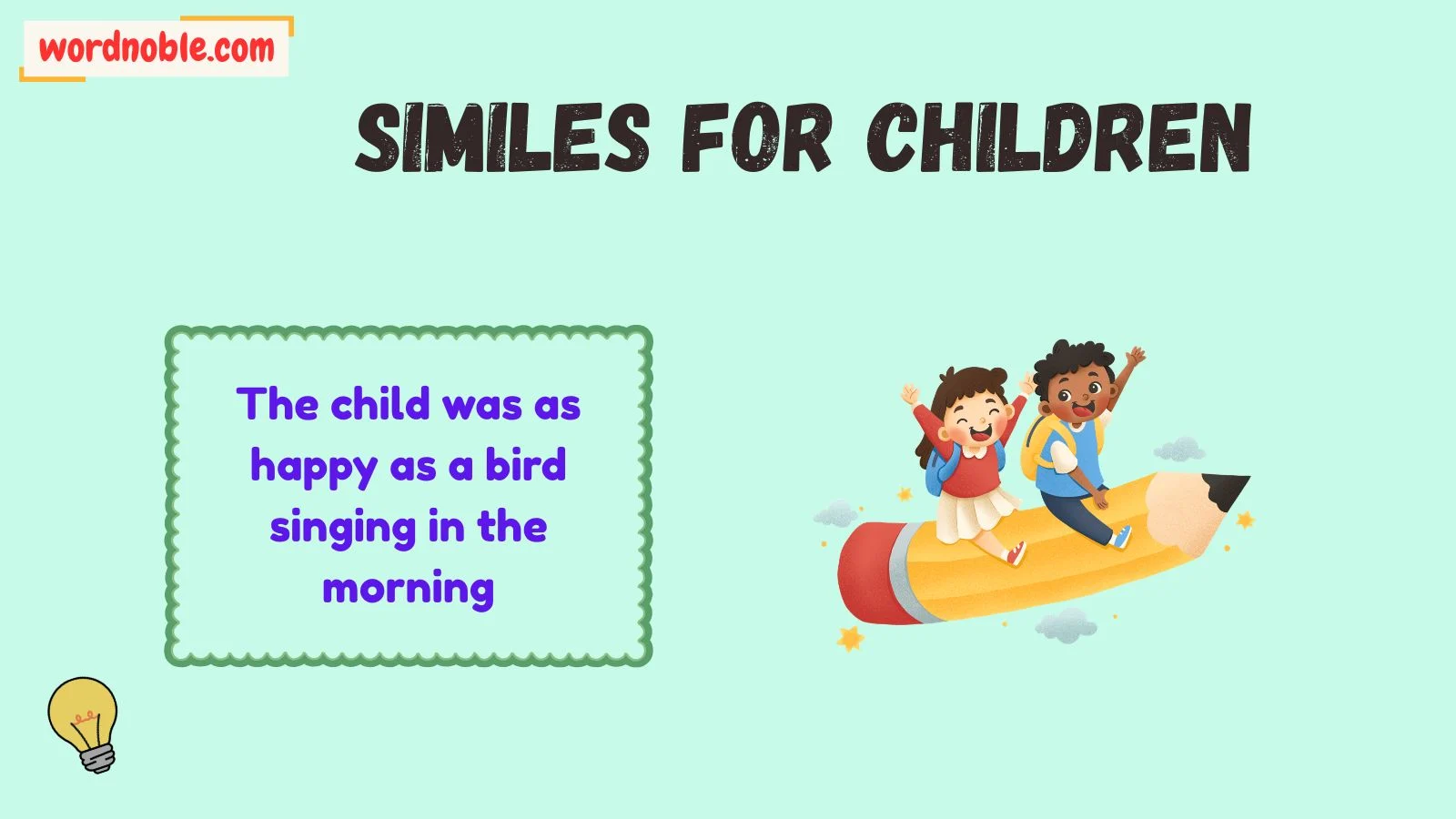 Meaning of Similes for Children