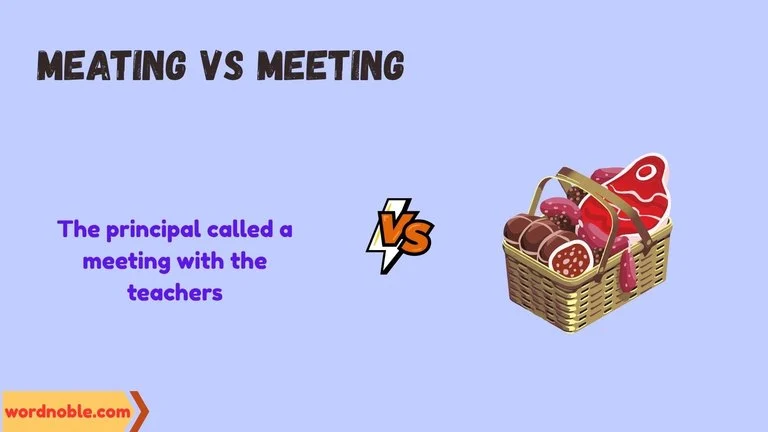 meating vs meeting