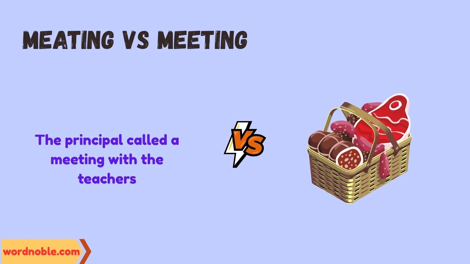 meating vs meeting