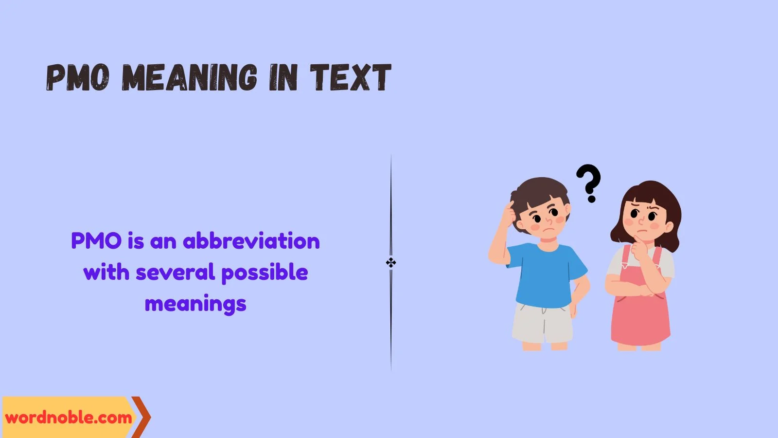 pmo meaning in text