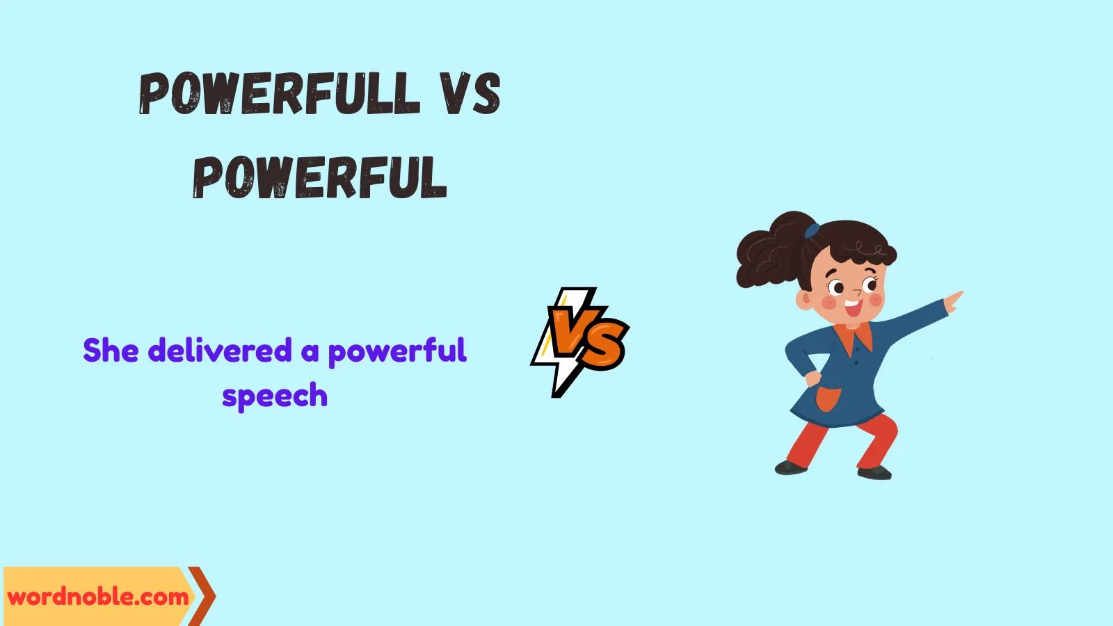 powerfull vs powerful