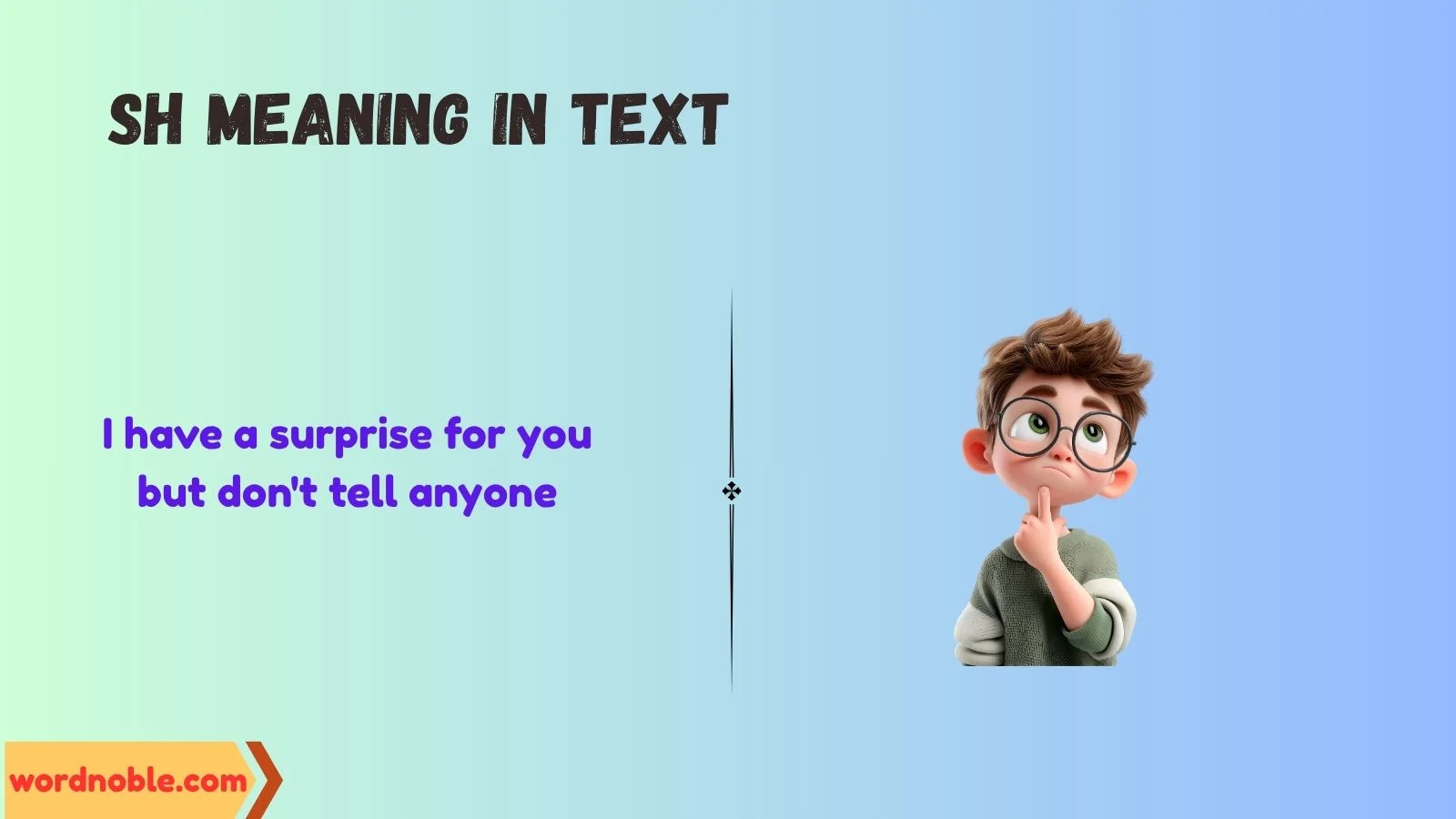 sh meaning in text