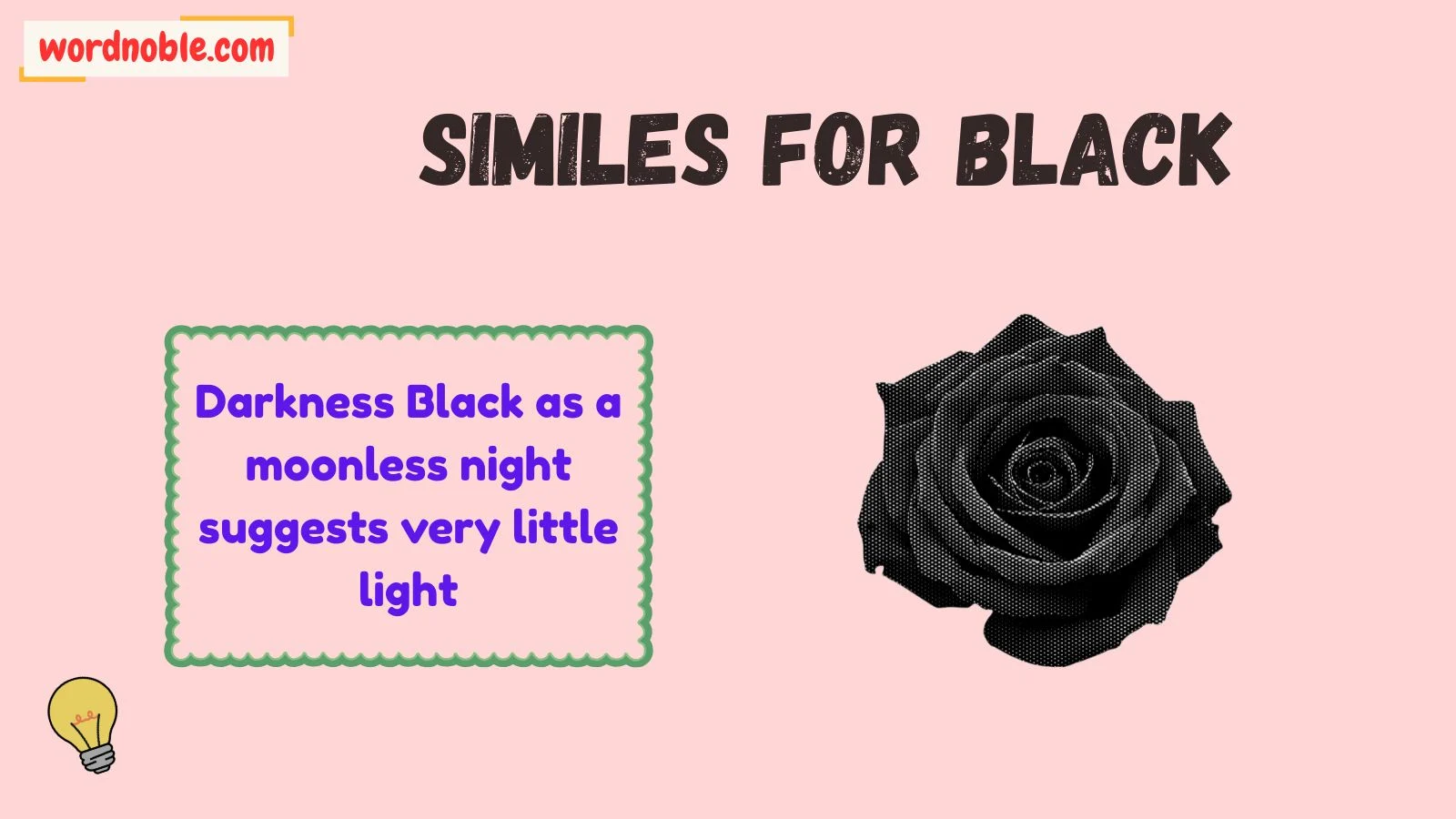similes for black