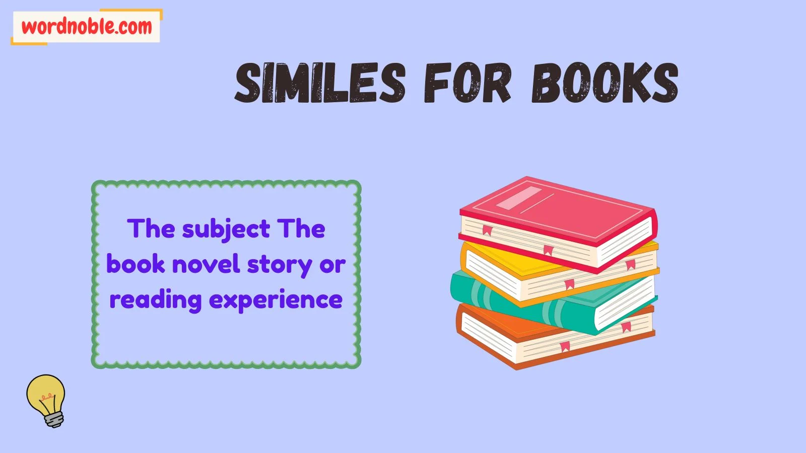 similes for books