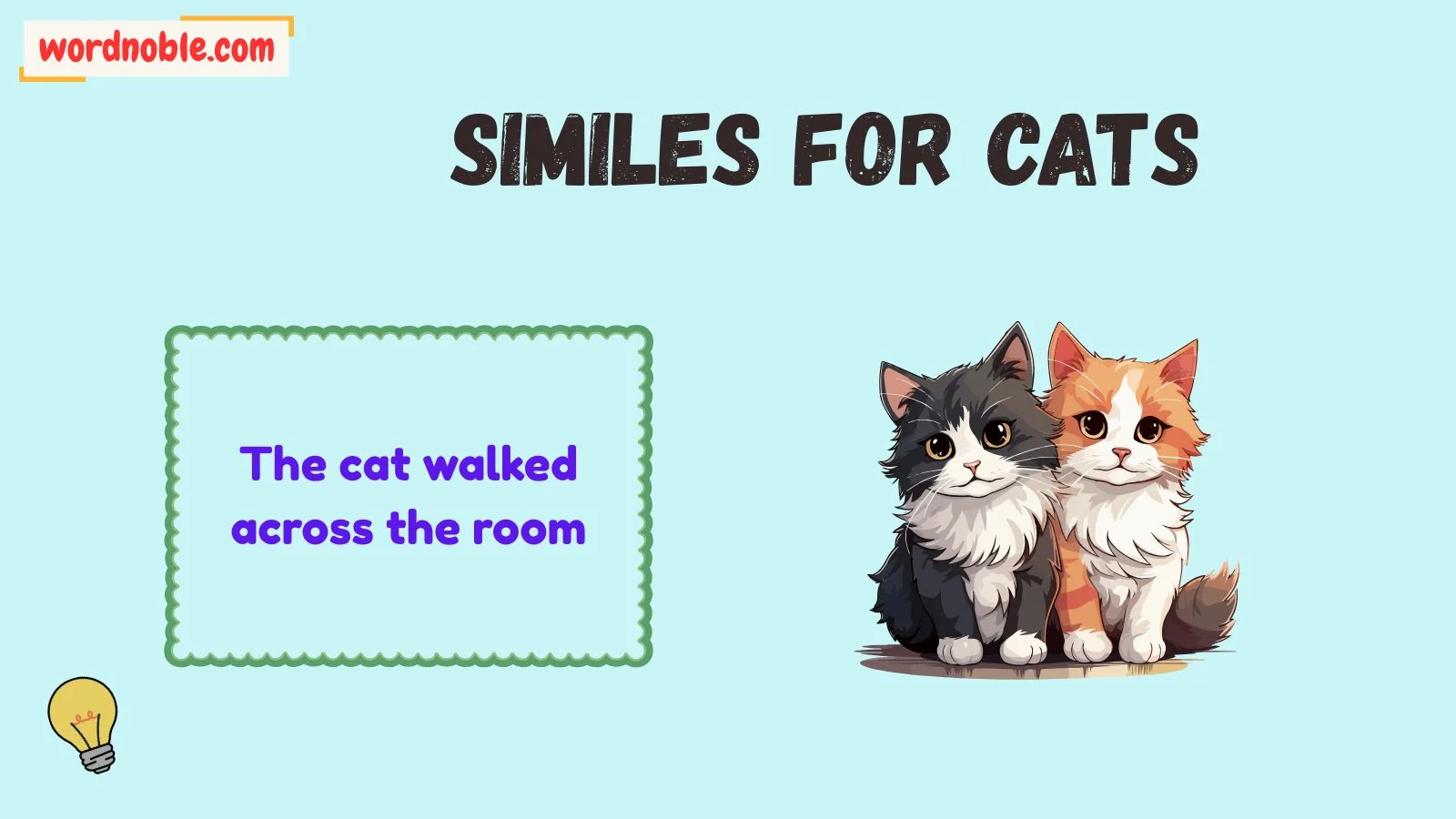 similes for cats
