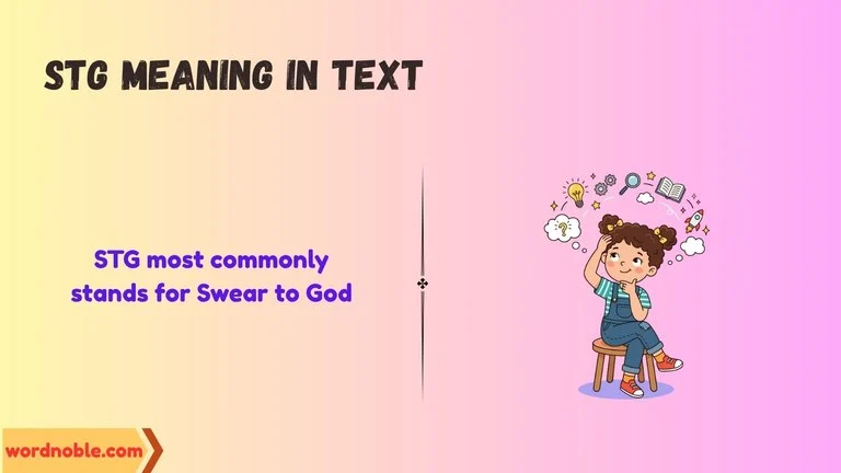 stg meaning in text