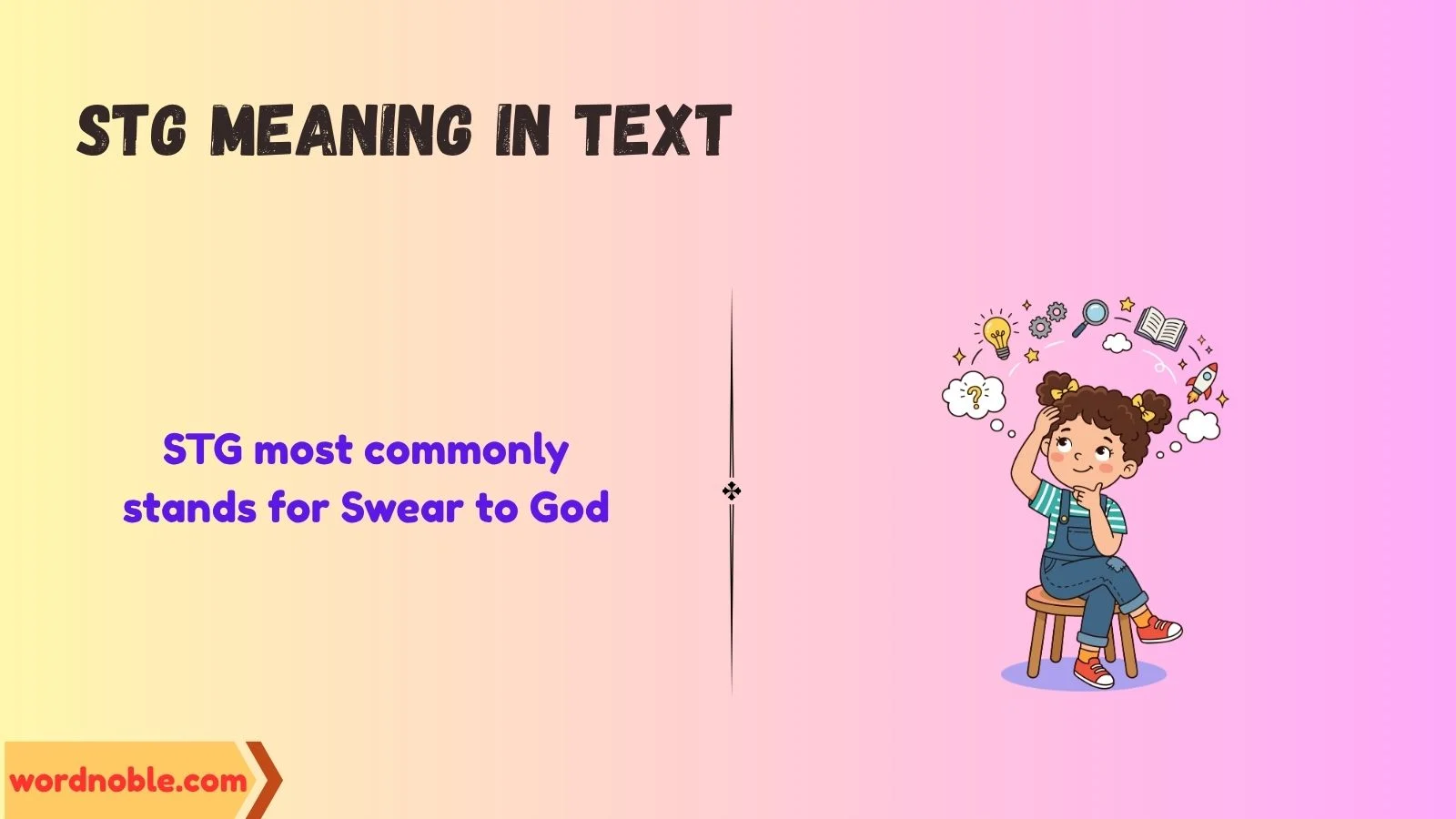 stg meaning in text