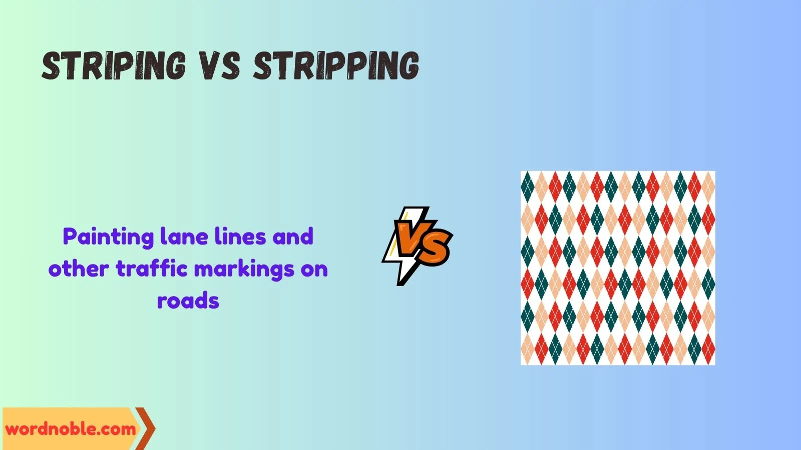 striping vs stripping