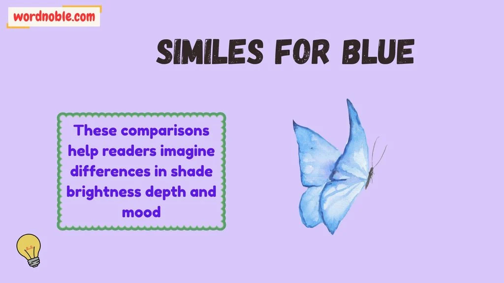 What Do Similes for Blue Mean?