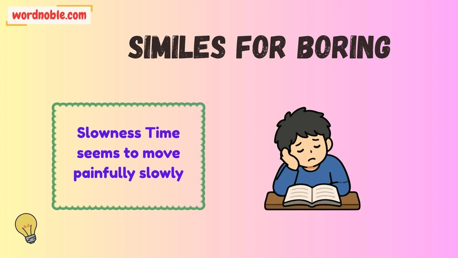 What Do Similes for Boring Mean?