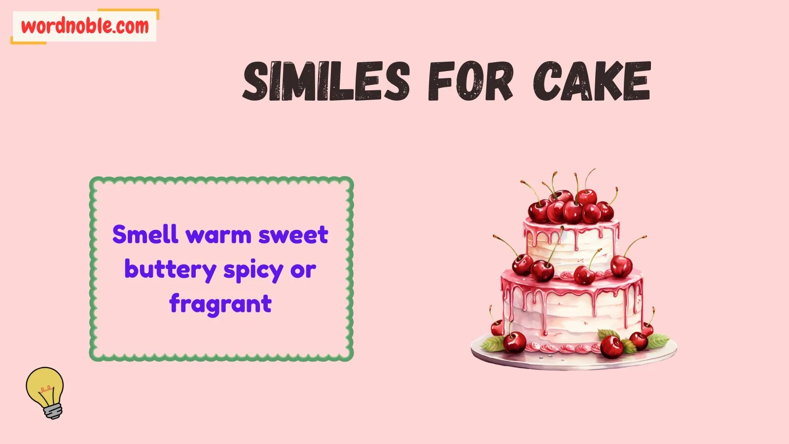 What Do Similes for Cake Mean?
