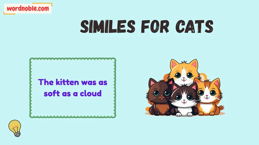 What Do Similes for Cats Mean?