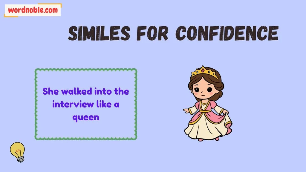 What Do Similes for Confidence Mean?