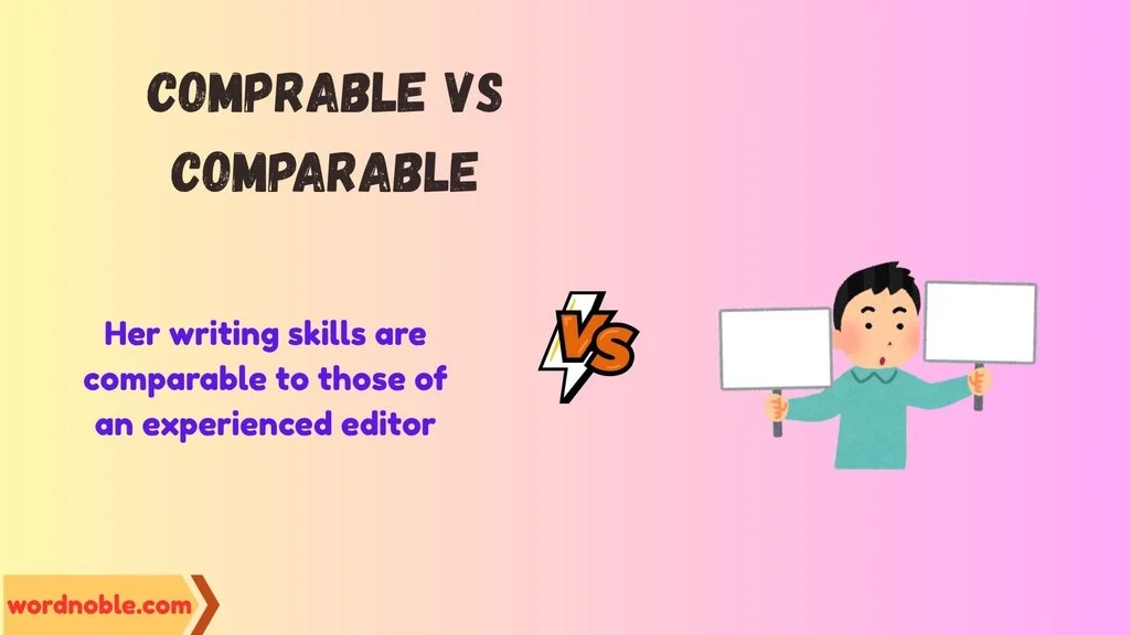 What Does Comparable Mean?