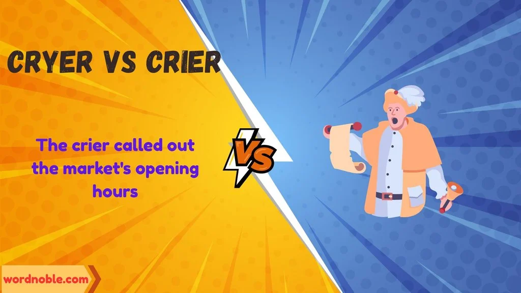 What Does Crier Mean?