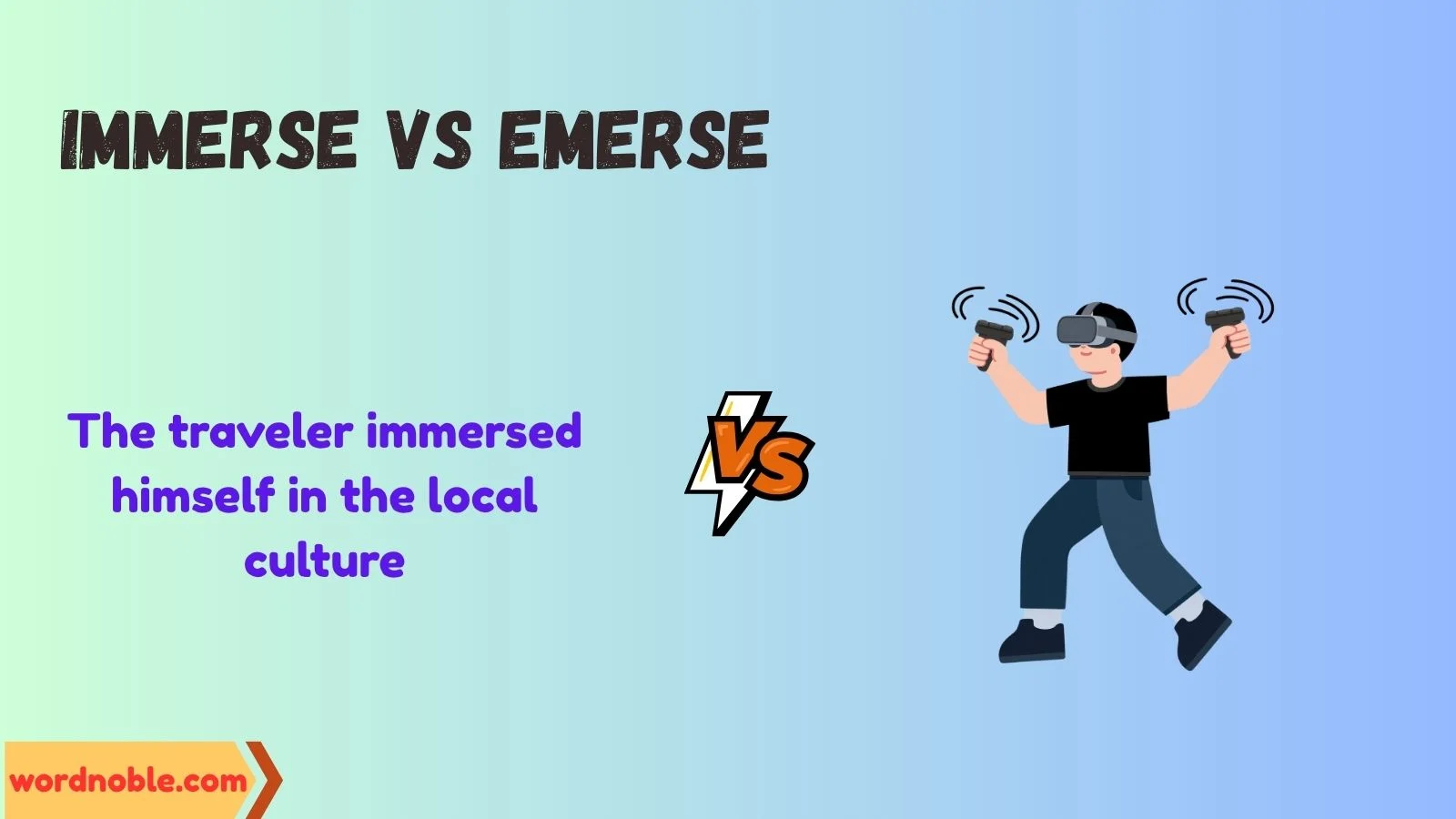 What Does Immerse Mean?