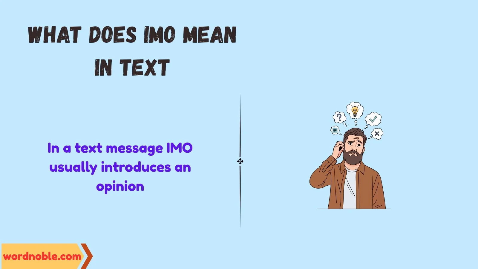 what does imo mean in text