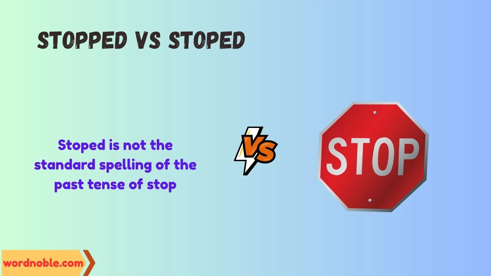 What Does Stoped Mean?