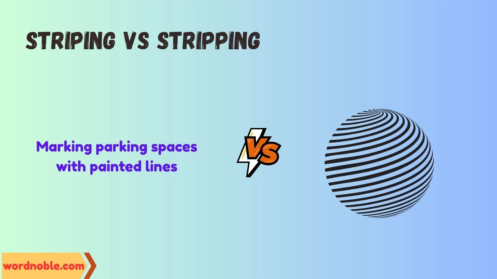 What Does Striping Mean?