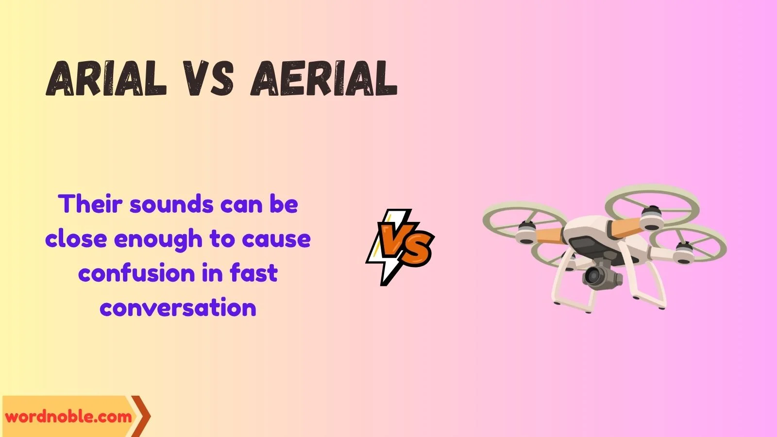 Why do people confuse Arial and aerial?