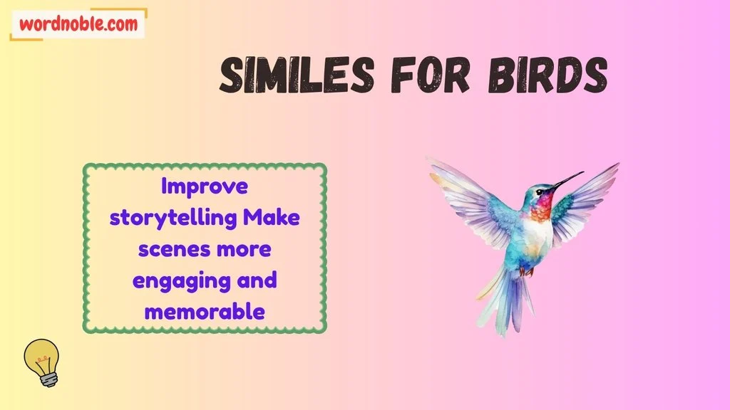 Why Do Writers Use Similes for Birds?