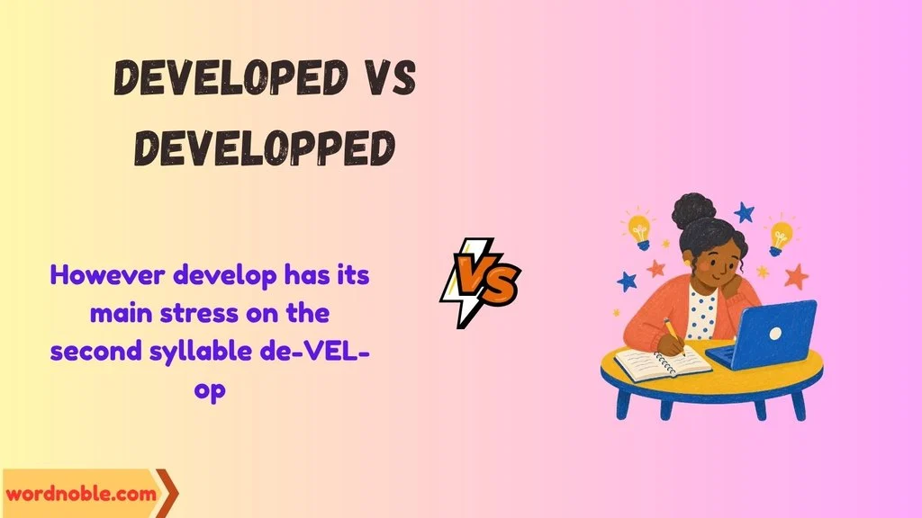 Why Doesn't Develop Double the Letter P?