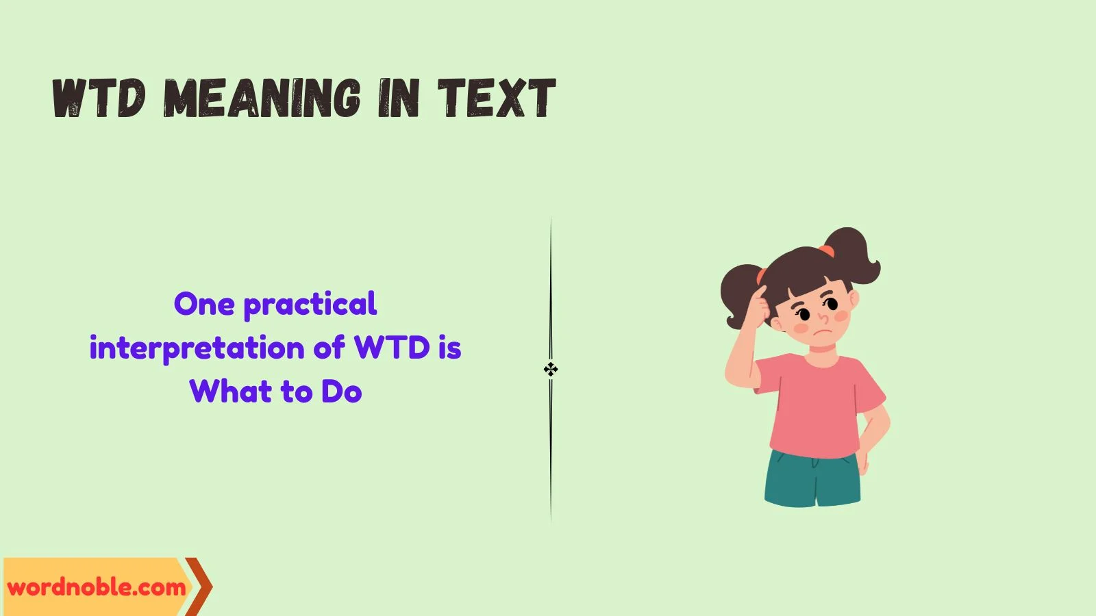 wtd meaning in text